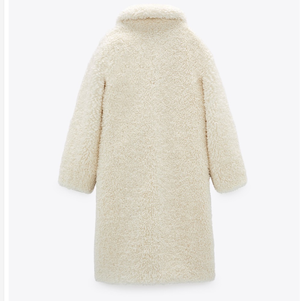 Faux fur Coat- Zara - Picture 2 of 5